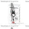 Anillo en forma de diablito negro con vibracion